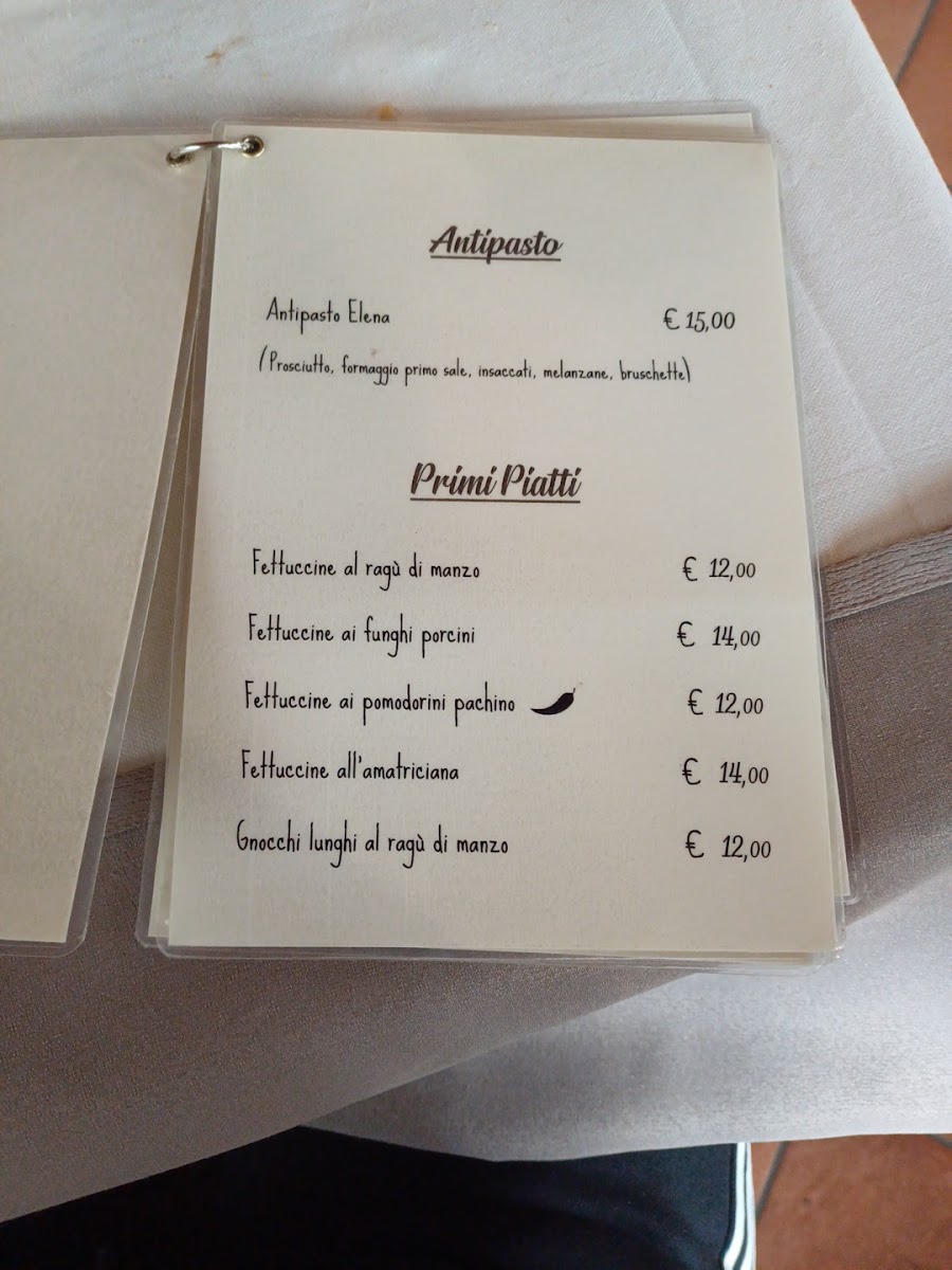Menu Trattoria Elena-5