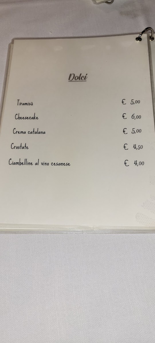 Menu Trattoria Elena-8